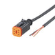 ifm E12544, Straight Female 1 way Deutsch to Unterminated Actuator/Sensor Cable, 2m