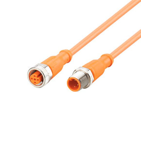 ifm EVC702, Straight Male 5 way M12 to Straight Female 5 way M8 Communication Cable, 300mm