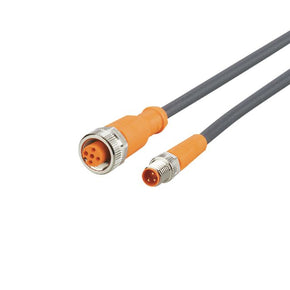 ifm EVC415, Straight Male 3 way M8 to Straight Female 3 way M12 Communication Cable, 3m