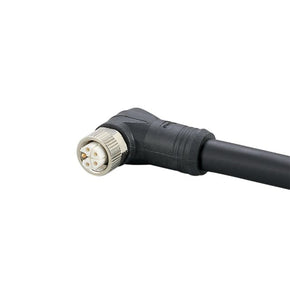ifm E12647, Power 2.5 mm² 5 Core Power Cable, Black Polyurethane PUR, 5m