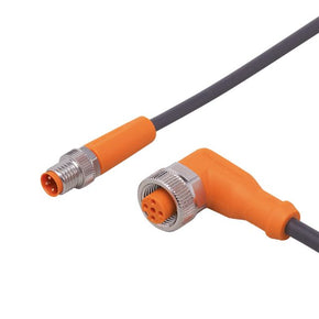 ifm EVC287, Straight Male 1 way M8 to Right Angle Female 1 way M12 Actuator/Sensor Cable, 1m