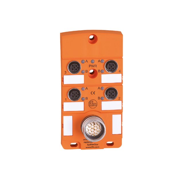 ifm EBC004, EBC Series Sensor Box, M12, 4 port