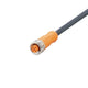 ifm EVC708, Straight Female 5 way M12 to Straight Female 5 way M12 Communication Cable, 10m