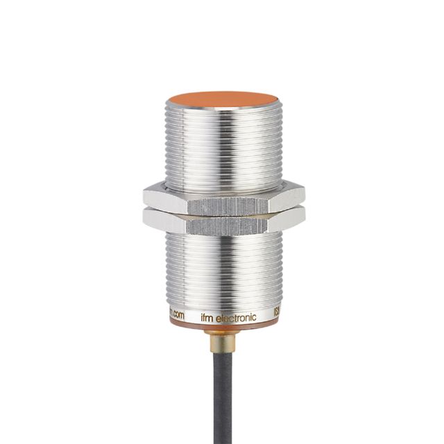 ifm IIS316, Inductive Threaded Barrel Proximity Sensor, M30, 15 mm Detection, PNP NO, 10 → 30 V dc