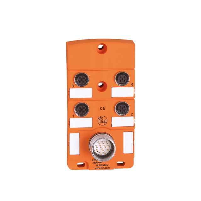 ifm EBC001, EBC Series Sensor Box, M12, 4 port