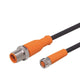ifm EVC223, Straight Male 1 way M12 to Straight Female 1 way M8 Actuator/Sensor Cable, 2m