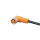 ifm EVC713, Right Angle Female 5 way M12 to Right Angle Female 5 way M12 Communication Cable, 10m
