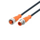 ifm EVC969, Straight Male 5 way M12 to Straight Female 5 way M12 Communication Cable, 5m