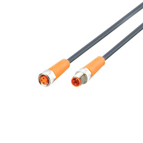 ifm EVC997, Straight Male 3 way M8 to Straight Female 3 way M8 Communication Cable, 12m