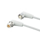 ifm EVF112, Right Angle Male 3 way M12 to Right Angle Female 5 way M12 Communication Cable, 2m