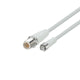 ifm EVF236, Straight Male 3 way M12 to Straight Female 3 way M8 Communication Cable, 300mm