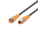 ifm EVC202, Straight Male 1 way M12 to Straight Female 1 way M12 Actuator/Sensor Cable, 30m