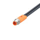 ifm EVCA52, Straight Male 5 way M12 to Straight Female 5 way M8 Communication Cable, 5m