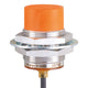 ifm IIS719, Inductive Threaded Barrel Proximity Sensor, M30, 22 mm Detection, PNP/NPN NC, 10 → 30 V dc