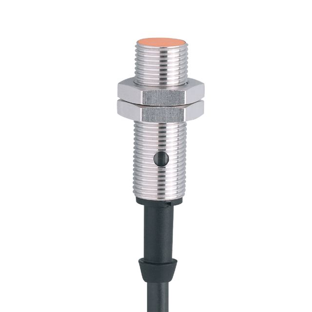 ifm IF5208, Inductive Threaded Barrel Proximity Sensor, M12, 2 mm Detection, PNP NO, 10 → 36 V dc