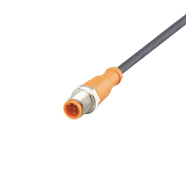 ifm EVC094, Straight Male 1 way M12 to Unterminated Actuator/Sensor Cable, 2m