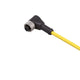 ifm E10190, Right Angle Female 1 way 1/2 in Circular to Unterminated Sensor Actuator Cable, 2m