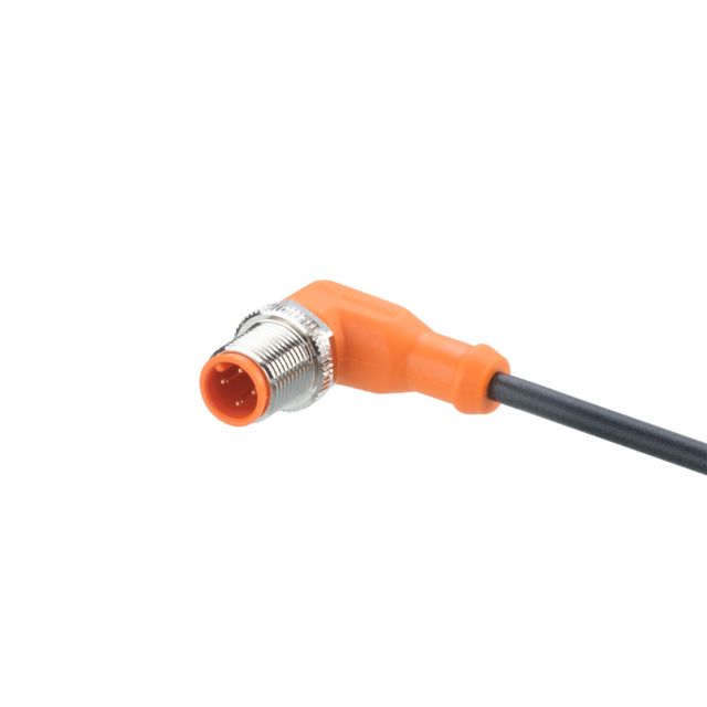 ifm EVC080, Right Angle Male 1 way M12 to Unterminated Sensor Actuator Cable, 5m