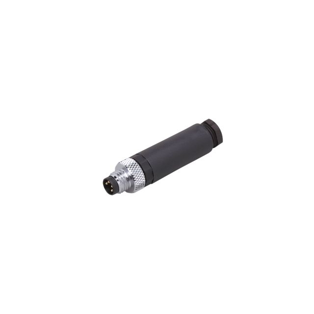 ifm E11255, Circular Connector, 1 Contacts, Cable Mount, M8 Connector, Plug, Male, IP67, E112 Series
