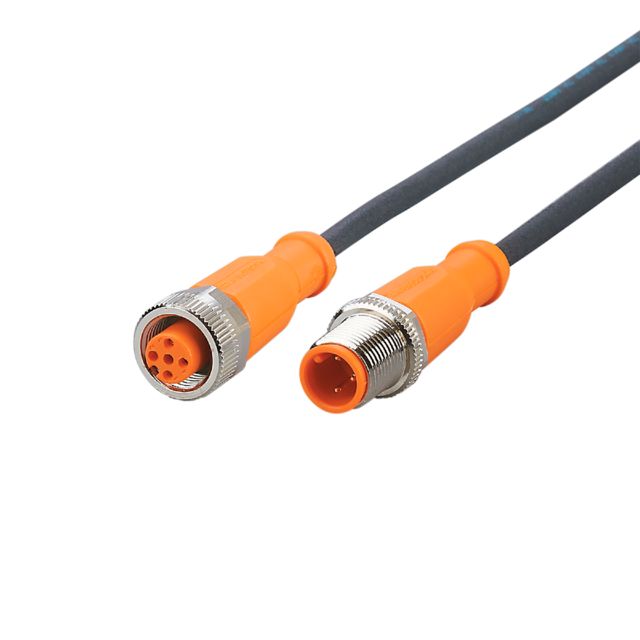 ifm EVC044, Straight Male 1 way M12 to Straight Female 1 way M12 Sensor Actuator Cable, 5m