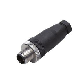 ifm E12266, Circular Connector, 1 Contacts, Cable Mount, M12 Connector, Plug, Male, IP68, E122 Series