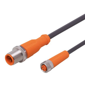 ifm EVC218, Straight Male 1 way M12 to Straight Female 1 way M8 Sensor Actuator Cable, 2m
