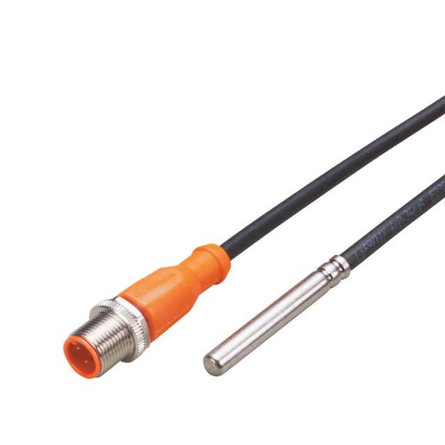 ifm TS2289, PT100 RTD Sensor, M12, ±0.15 % +90°C Max
