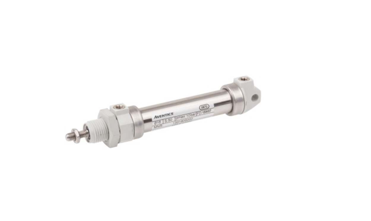 AVENTICS 1320801000 Roundline Cylinder - , 8mm Bore, 12mm Stroke, ICM Series, Double Acting