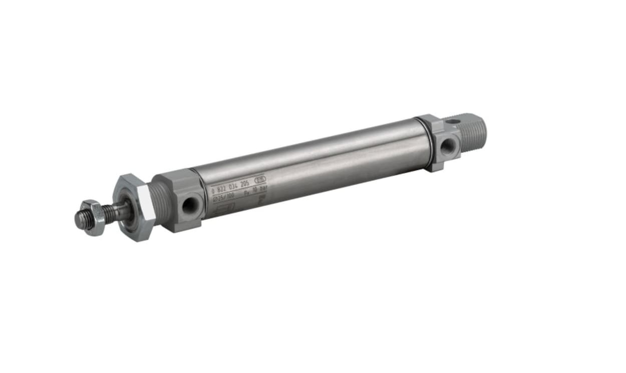 AVENTICS 0822330209 Roundline Cylinder - , 10mm Bore, 160mm Stroke, MNI Series, Double Acting