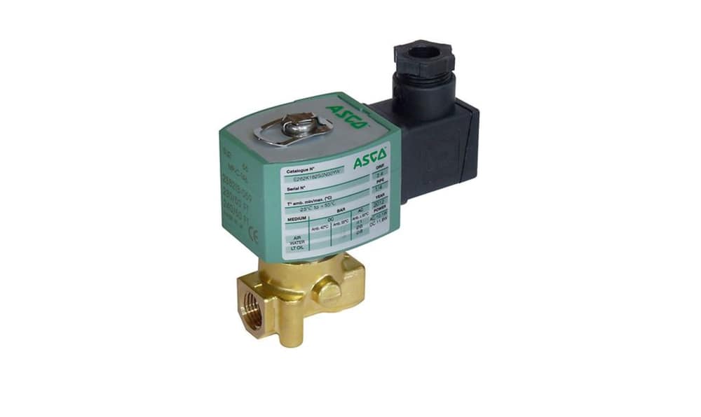 ASCO E262K232S0N00FL, Solenoid Valve , 2 port(s) , NC, 24 V, 1/4in