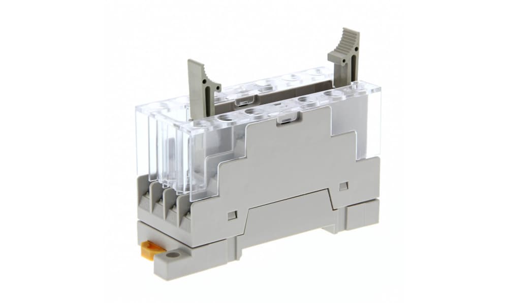 Omron P7SA-14F-ND 24VDC, G7SA 14 Pin 24V dc DIN Rail Relay Socket, for use with G7SA Series