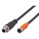 ifm EY3090, , EY Series M12 Cable, 100mm Cable Length for Use with Sensor