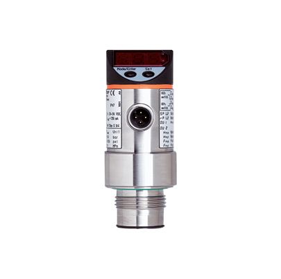 ifm PF2956, PF2 Series Pressure Sensor, -0.13bar Min, 2.5bar Max, 0 - 10 v, 4 - 20 mA, PNP/NPN Output, Relative
