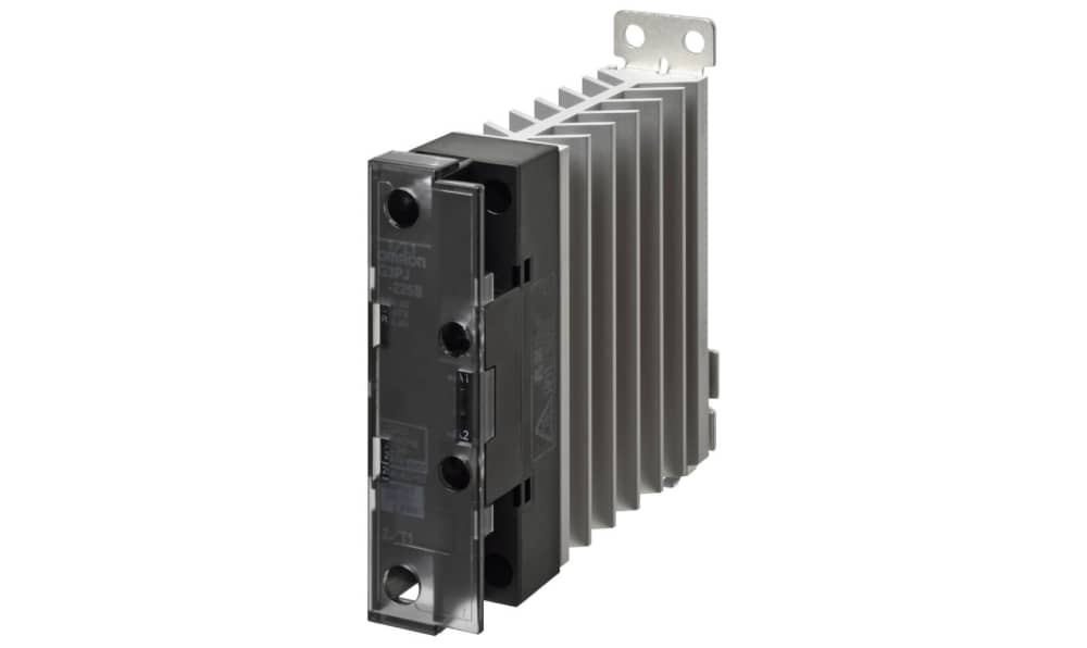 Omron G3PJ-225B DC12-24, G3PJ Series Solid State Relay, 25 A Load, DIN Rail Mount, 264 V ac Load, 24 V dc Control