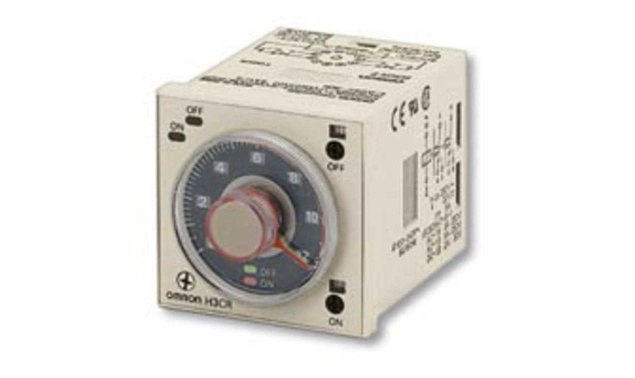 Omron H3CR-FN AC24-48/DC12-48, H3CR Series DIN Rail Mount Timer Relay, 12 → 48 V dc, 24 → 48V ac, 11-Contact, 0.05 s → 30h,