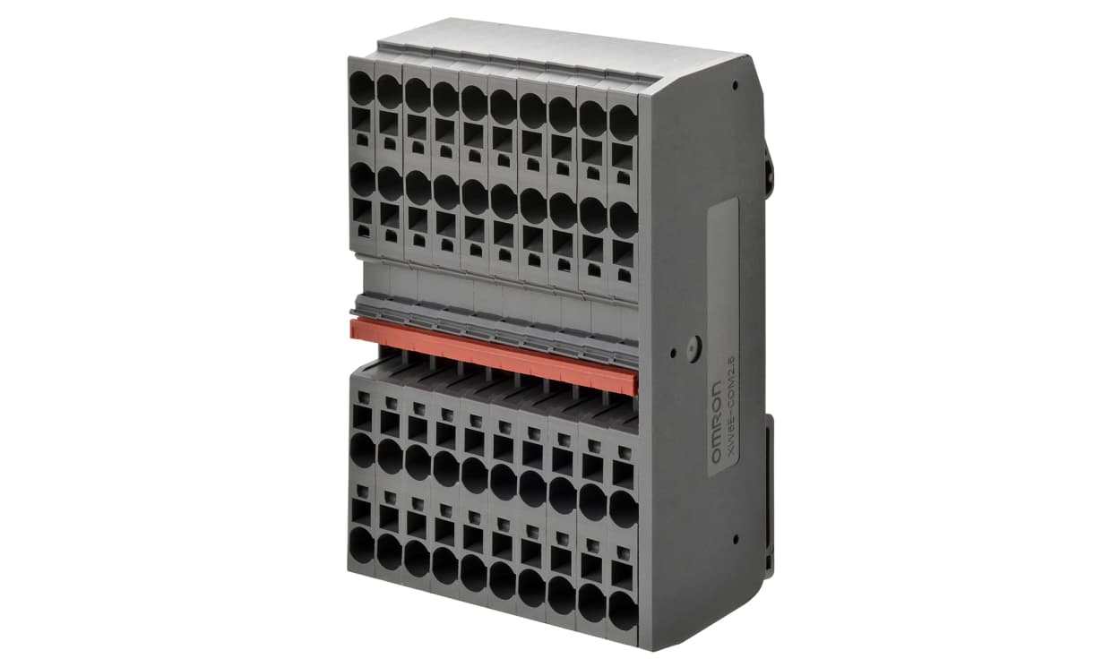 Omron XW6T-COM1.5X40BL, XW6T Series Blue, 0.08 → 1.5mm², Push In Termination