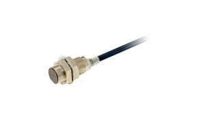 Omron E2E-X14B1T18 2M, Inductive Threaded Barrel Proximity Sensor, M18, 14 mm Detection, PNP NO, 10 → 30 V dc