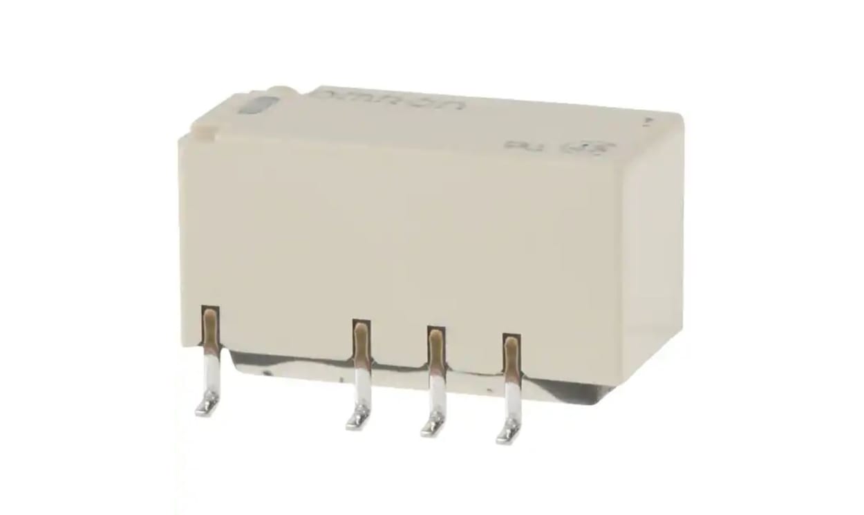 Omron G6S-2F-Y-TR DC12, Surface Mount Signal Relay, 12V dc Coil, 2A Switching Current, DPDT