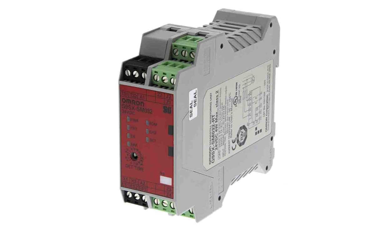 Omron G9SX-SM032-RT, G9SX-SM 2 Auxiliary Contacts Safety Relay 24V dc
