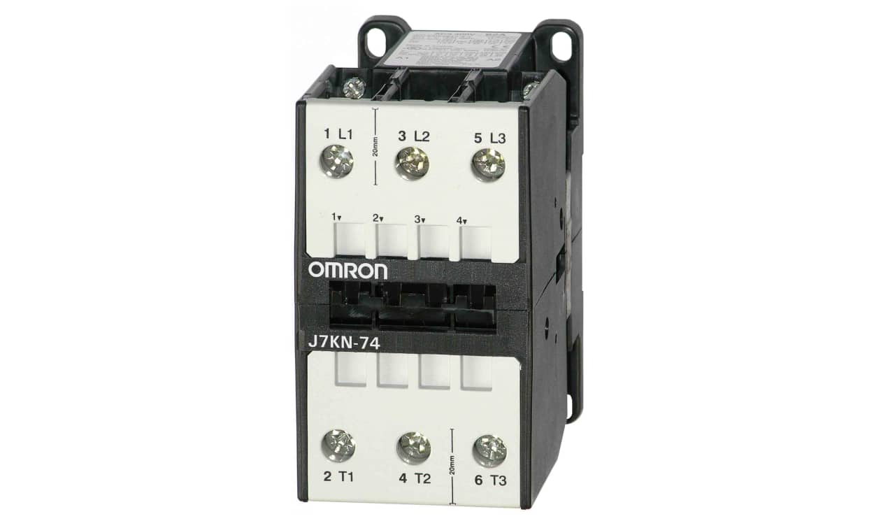 Omron J7KN-74 24D, Contactor, 24 V dc Coil, 3-Pole, 74 A, 37 kW - generaltechuae