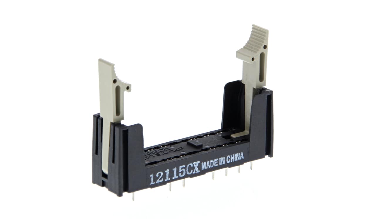 Omron P7SA-14P, G7SA 14 Pin DIN Rail Relay Socket, for use with G7SA Series - generaltechuae