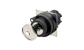 Omron A22NZ-2BL-01BA, A22NZ 2-position Key Switch Head, 22mm Cutout