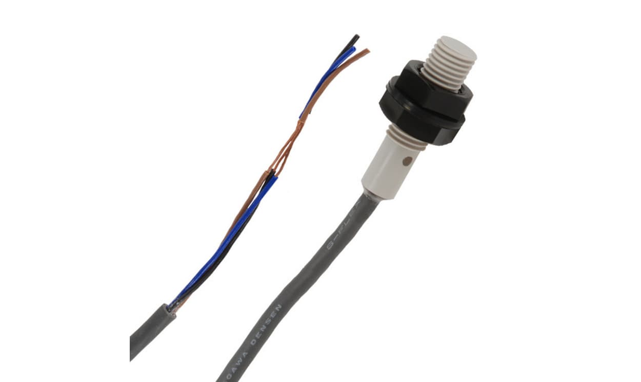 Omron E2F-X2F1 2M, Inductive Threaded Barrel Proximity Sensor, M12, 2 mm Detection, PNP NO, 12 → 24 V dc - generaltechuae