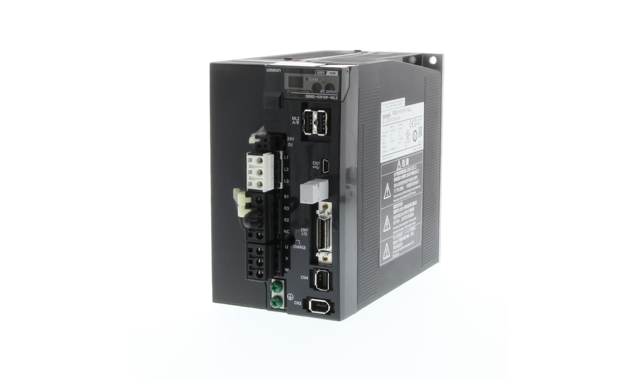 Omron R88D-KN10F-ML2, 1 kW Servo Drive, 400 V, 3 Phase, 4 A, 400 V - generaltechuae