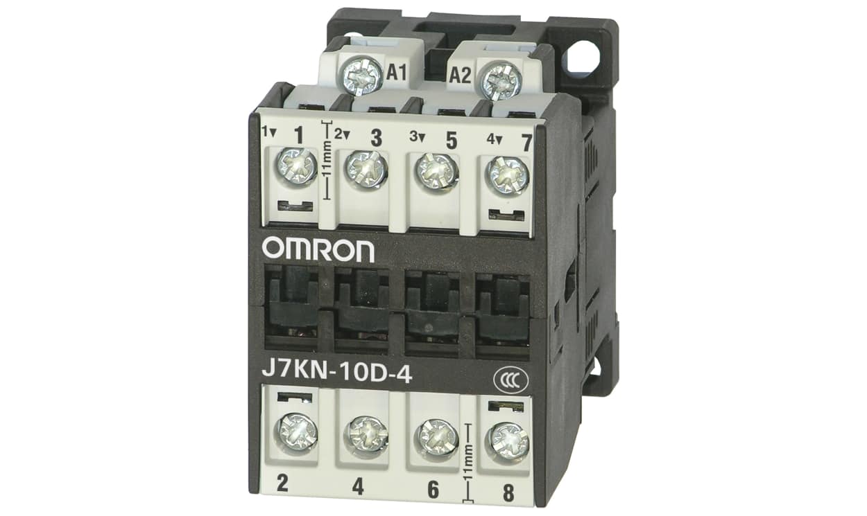 Omron J7KN-10D-4 230, J7KN Series Contactor, 230 V ac Coil, 4-Pole, 25 A, 4 kW - generaltechuae