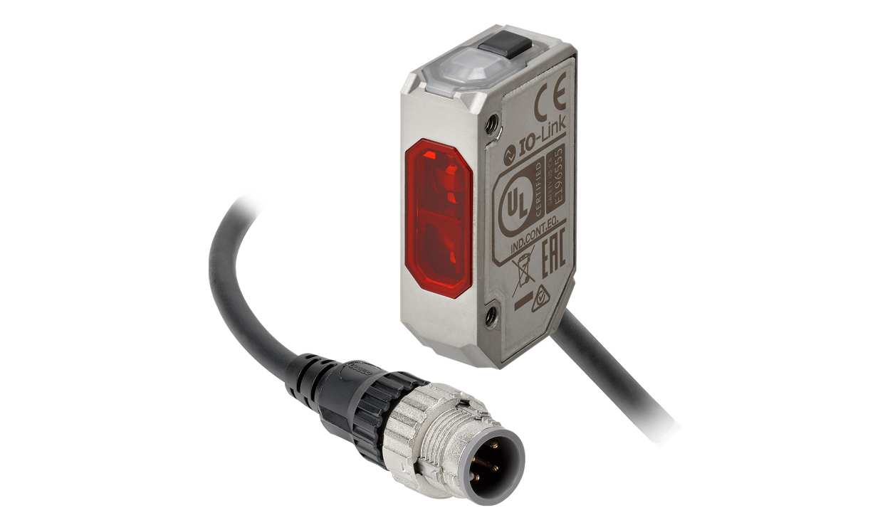 Omron E3AS-L200MT-M1TJ 0.3M, Infrared Laser Photoelectric Sensor, 200 mm Detection Range - generaltechuae