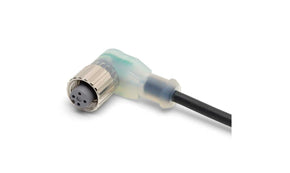 Omron XS2F-M12PVC4A10MPLED, Right Angle Female 4 way M12 to Unterminated Sensor Actuator Cable, 10m