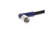 Omron XS3F-LM8PVC3A2M, Right Angle Female 3 way M8 to Unterminated Sensor Actuator Cable, 2m