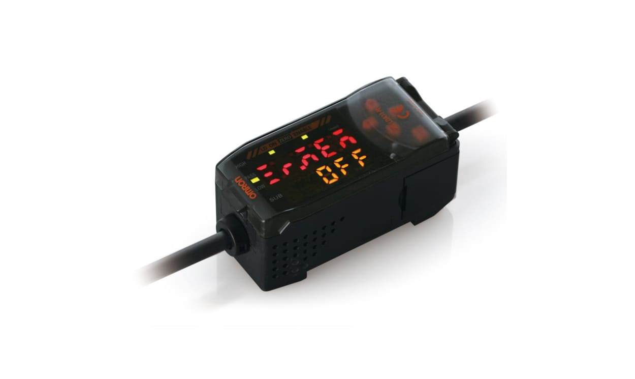 Omron ZX-LDA11-N 2M, , ZX Series Instruction Manual, 64.3mm Cable Length for Use with ZX-SB11, ZX-SF11, ZX-SFW11E V3