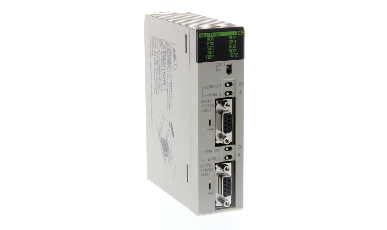 Omron CS1W-SCU31-V1, Communication Module for Use with Modbus-RTU - generaltechuae